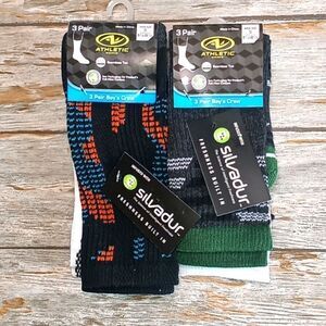 2 Packs Boys Crew Socks Size S